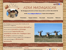 Tablet Screenshot of aina-madagascar.org